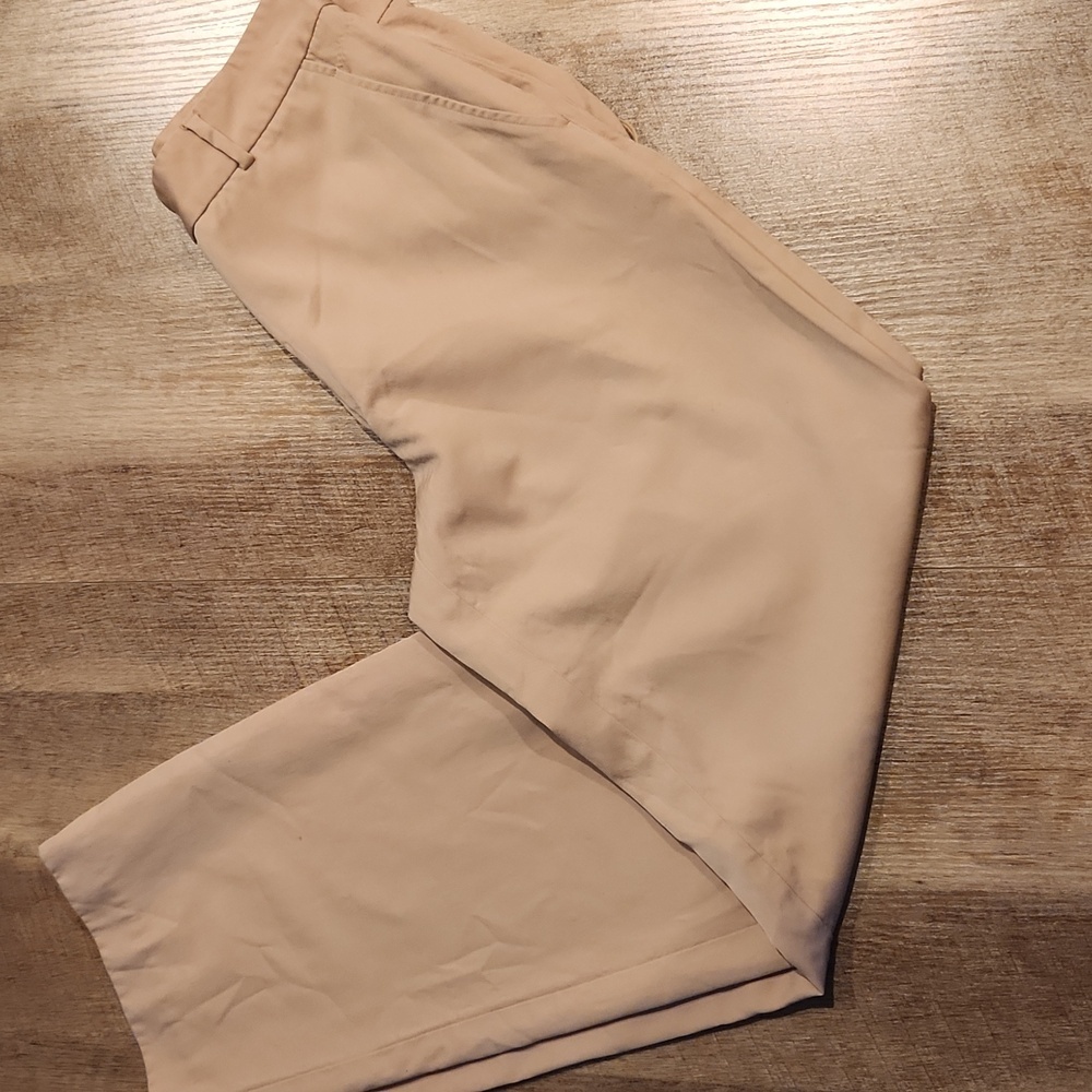 Ralph Lauren Black Label Wide-Leg Pants in Light Beige